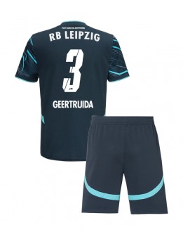 RB Leipzig Lutsharel Geertruida #3 Replika Tredje Kläder Barn 2024-25 Kortärmad (+ byxor)